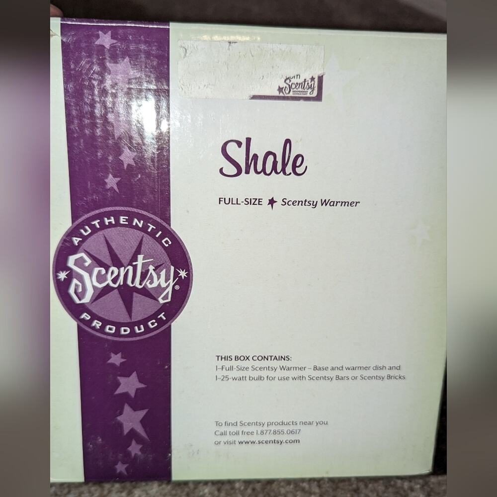 Shale Scentsy warmer full sized *discontinued* new in box